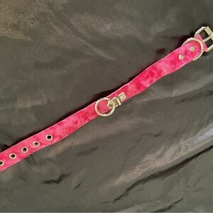 Pink Velvet Choker